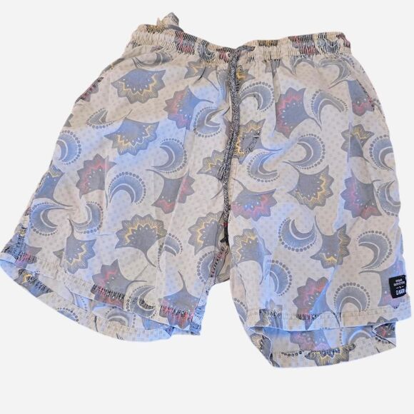 Urban-outfitters Men's Blue and Grey Swim-briefs-shorts - Picture 1 of 4